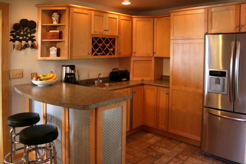 Cherry Cabinet Refacing in Terre Haute, IN