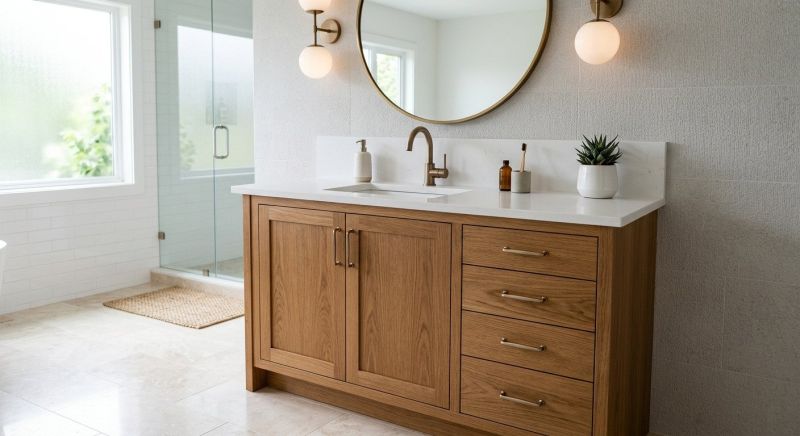 Vanity Cabinet Installation in Carmel, IN